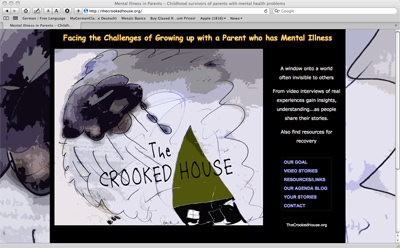 thecrookedhouse.org ebsite screenshot