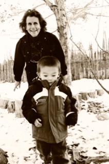 Rosemary with grandson Brandon
